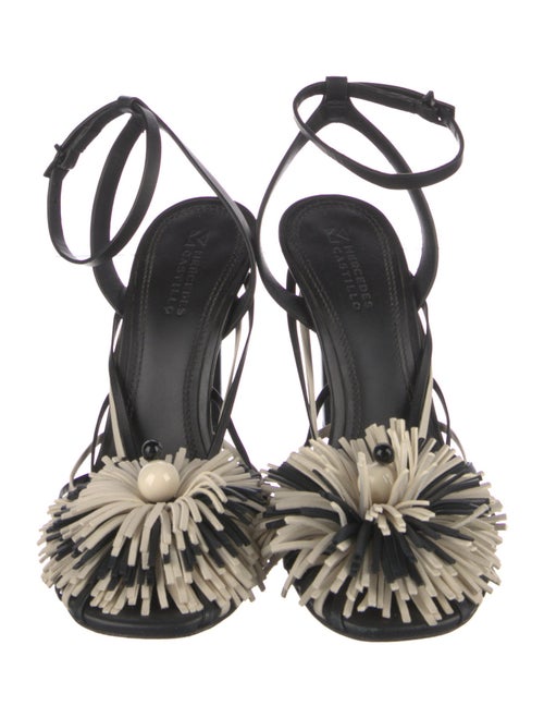 Mercedes Castillo Leather Slingback Sandals