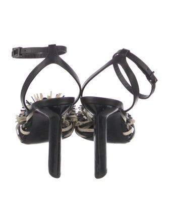 Mercedes Castillo Leather Slingback Sandals