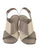 Mercedes Castillo Leather Slingback Sandals
