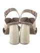 Mercedes Castillo Leather Slingback Sandals