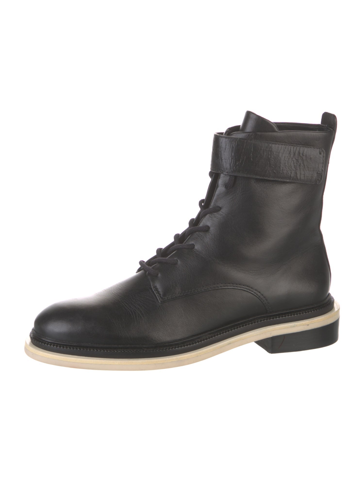 Mercedes Castillo Leather Combat Boots