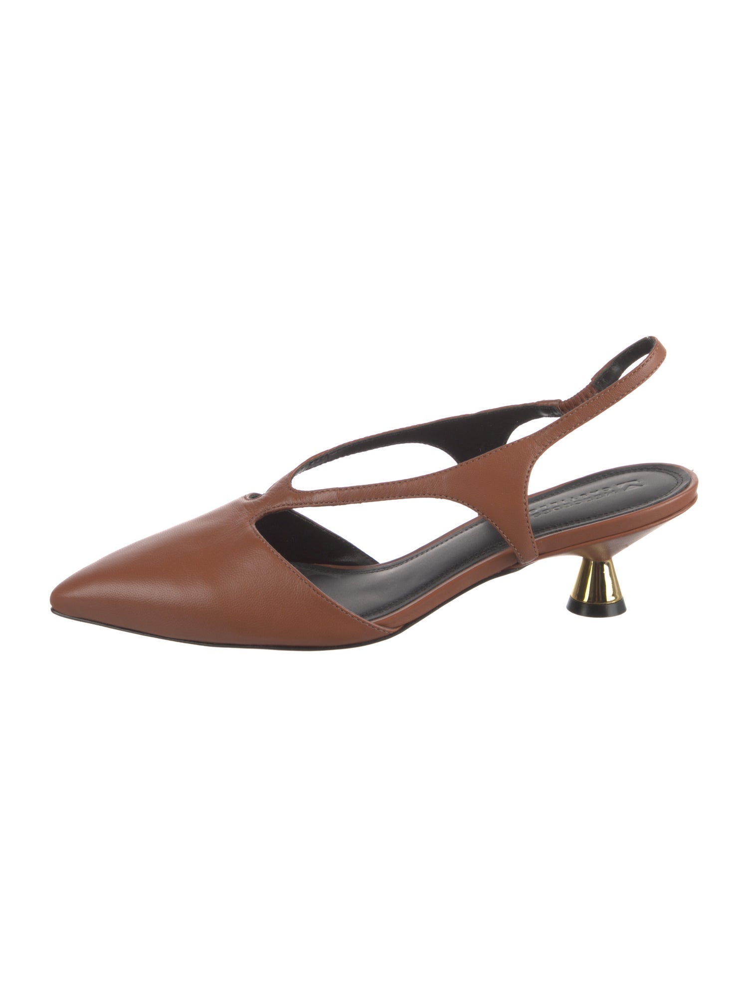 Mercedes Castillo Leather Slingback Pumps