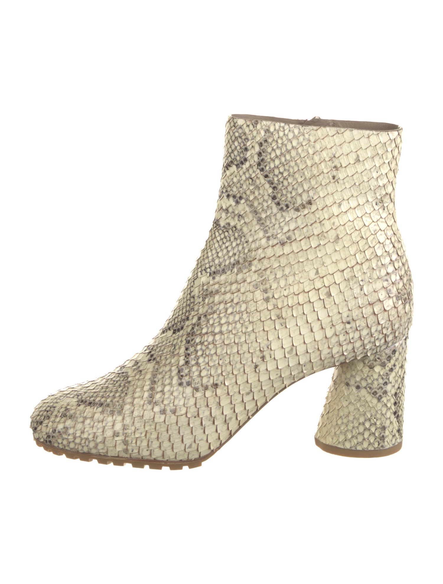 Mercedes Castillo Snakeskin Animal Print Boots