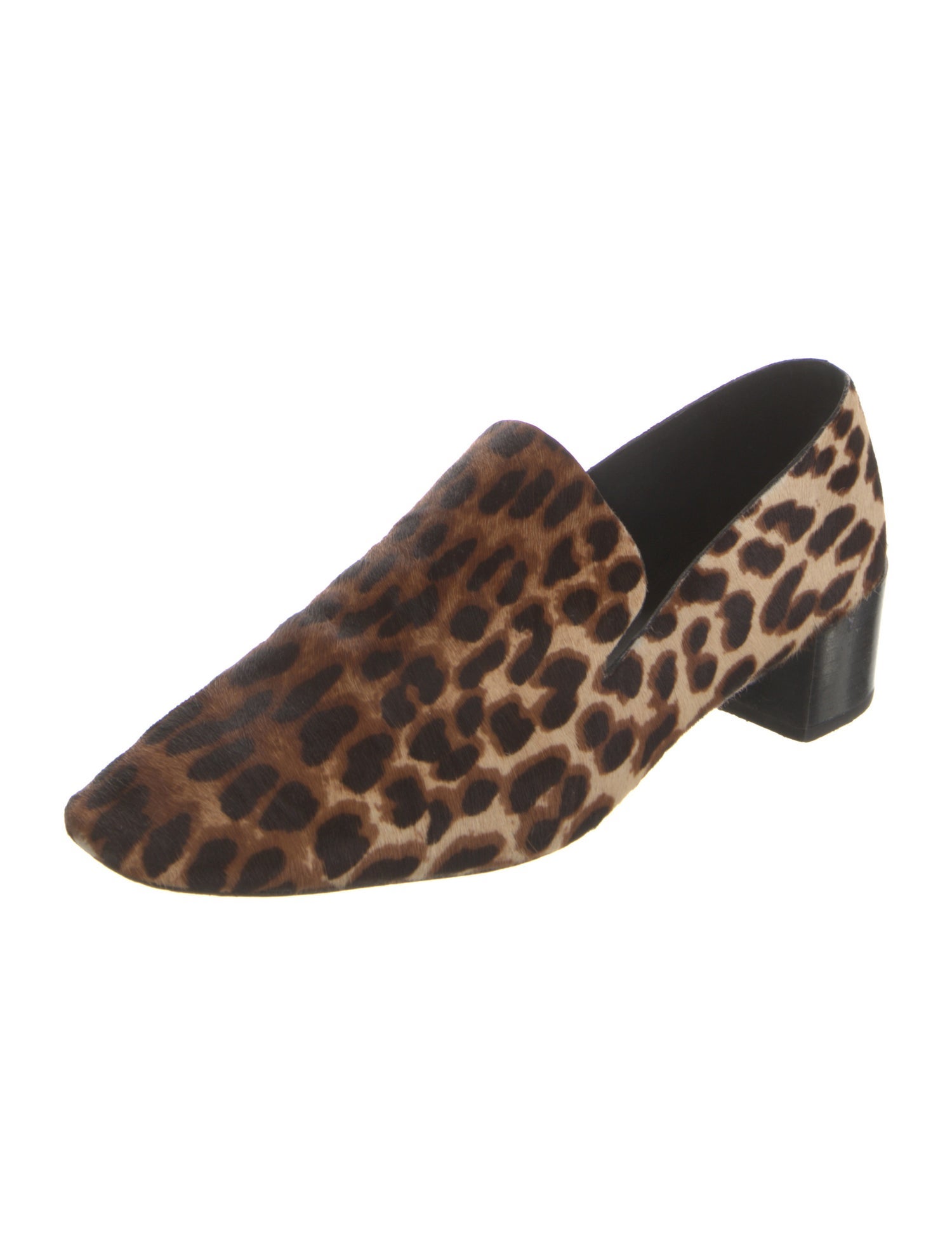 Mercedes Castillo Ponyhair Animal Print Loafers