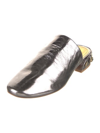 Mercedes Castillo Leather Studded Accents Mules