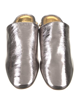 Mercedes Castillo Leather Studded Accents Mules