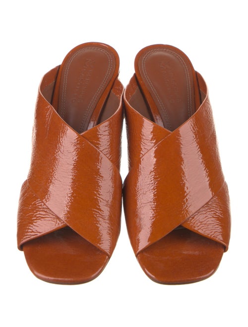 Mercedes Castillo Patent Leather Slides