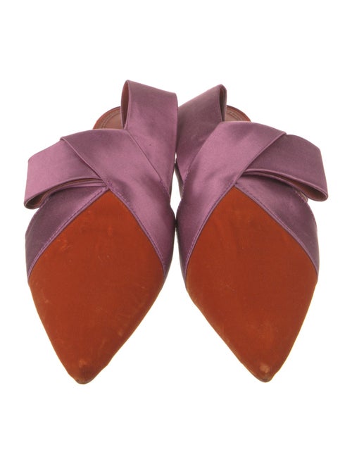 Mercedes Castillo Velvet Bow Accents Mules