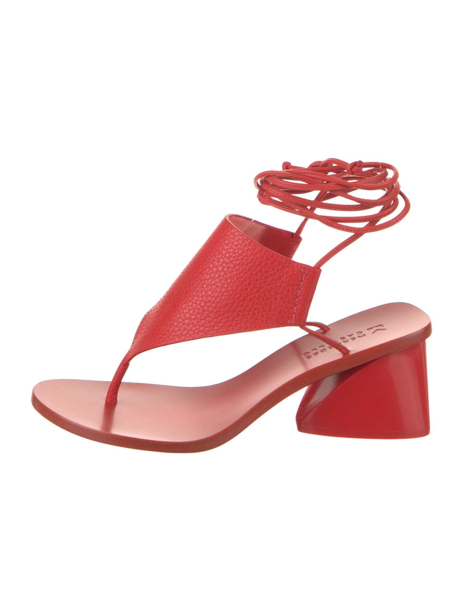 Mercedes Castillo Leather Sandals