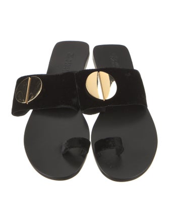 Mercedes Castillo Velvet Slides