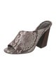 Mercedes Castillo Leather Animal Print Slides