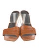 Mercedes Castillo Leather Slides