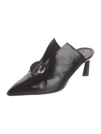 Mercedes Castillo Patent Leather Mules