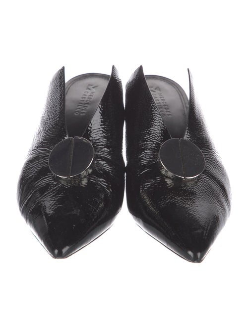 Mercedes Castillo Patent Leather Mules