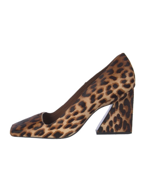 Mercedes Castillo Ponyhair Animal Print Pumps