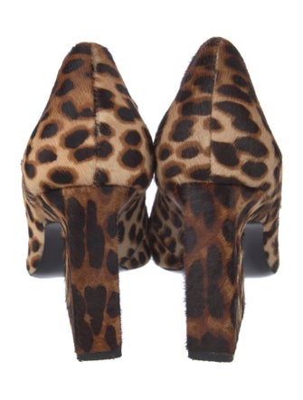 Mercedes Castillo Ponyhair Animal Print Pumps