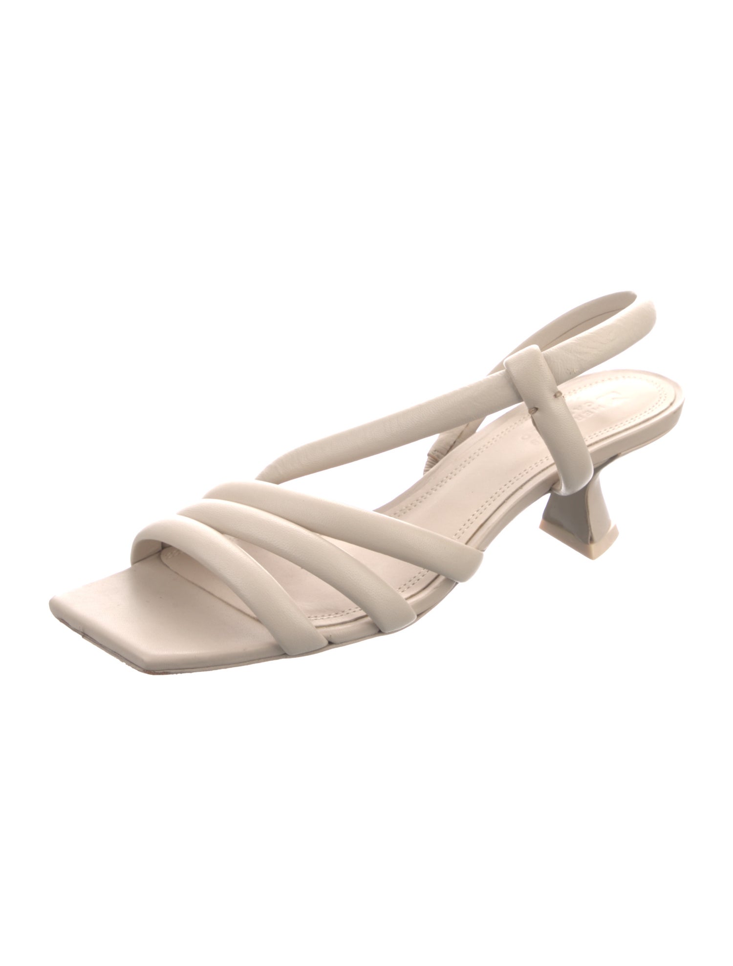 Mercedes Castillo Leather Slingback Sandals