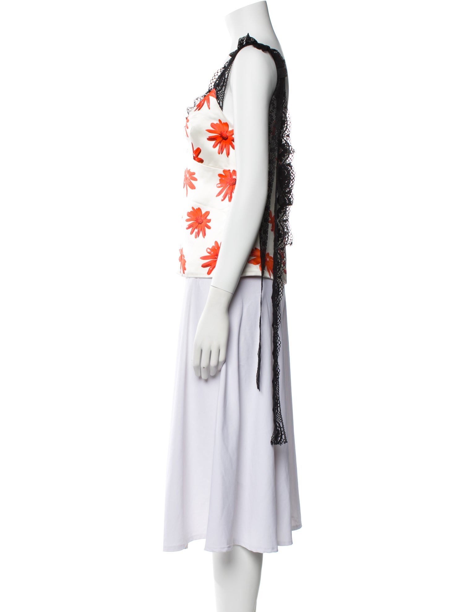 Meryll Rogge Floral Print V-Neck Top