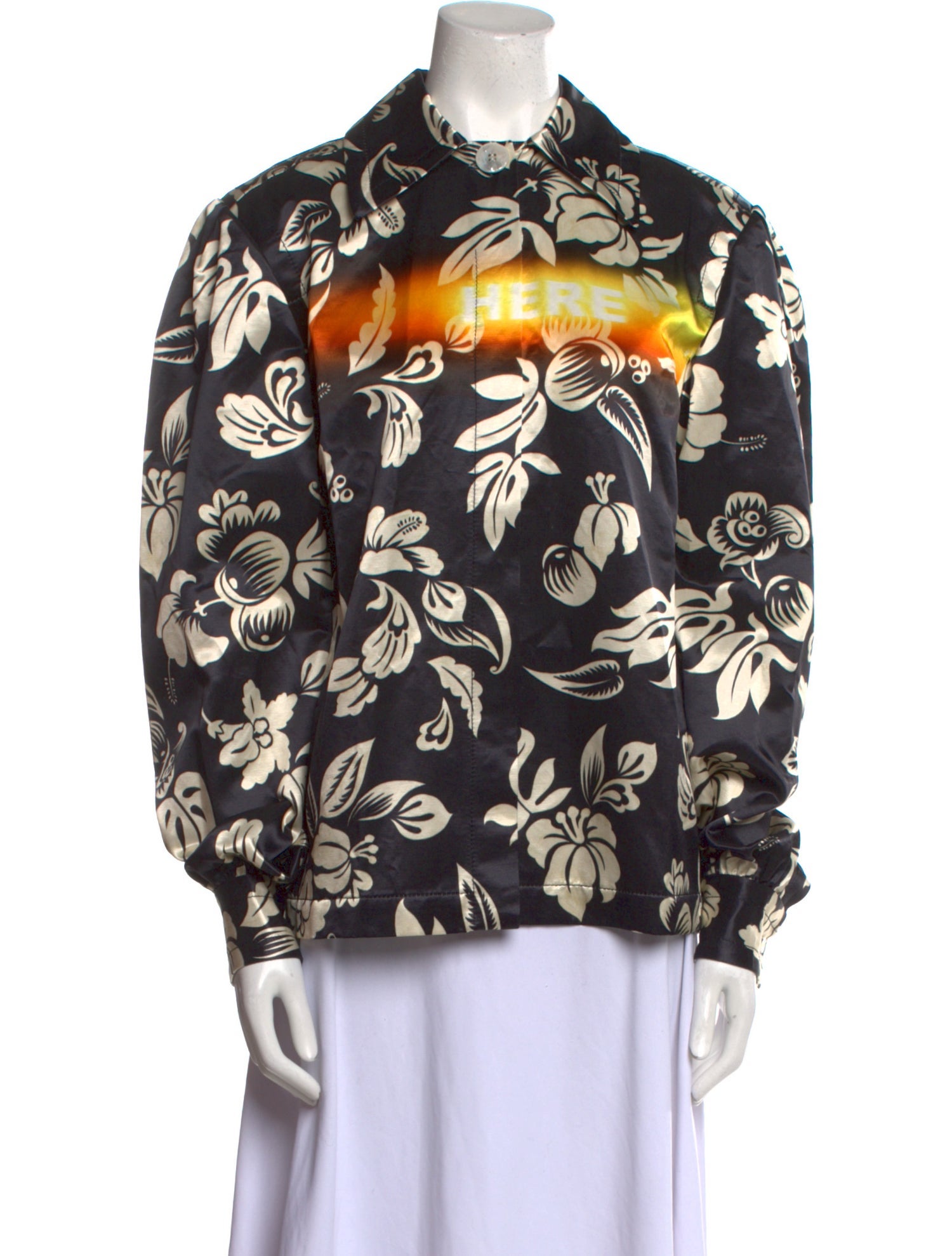 meryll rogge roses jersey メリルロッゲ Meryll Rogge Green Roses Long Sleeve T-Shirt Meryll Rogge