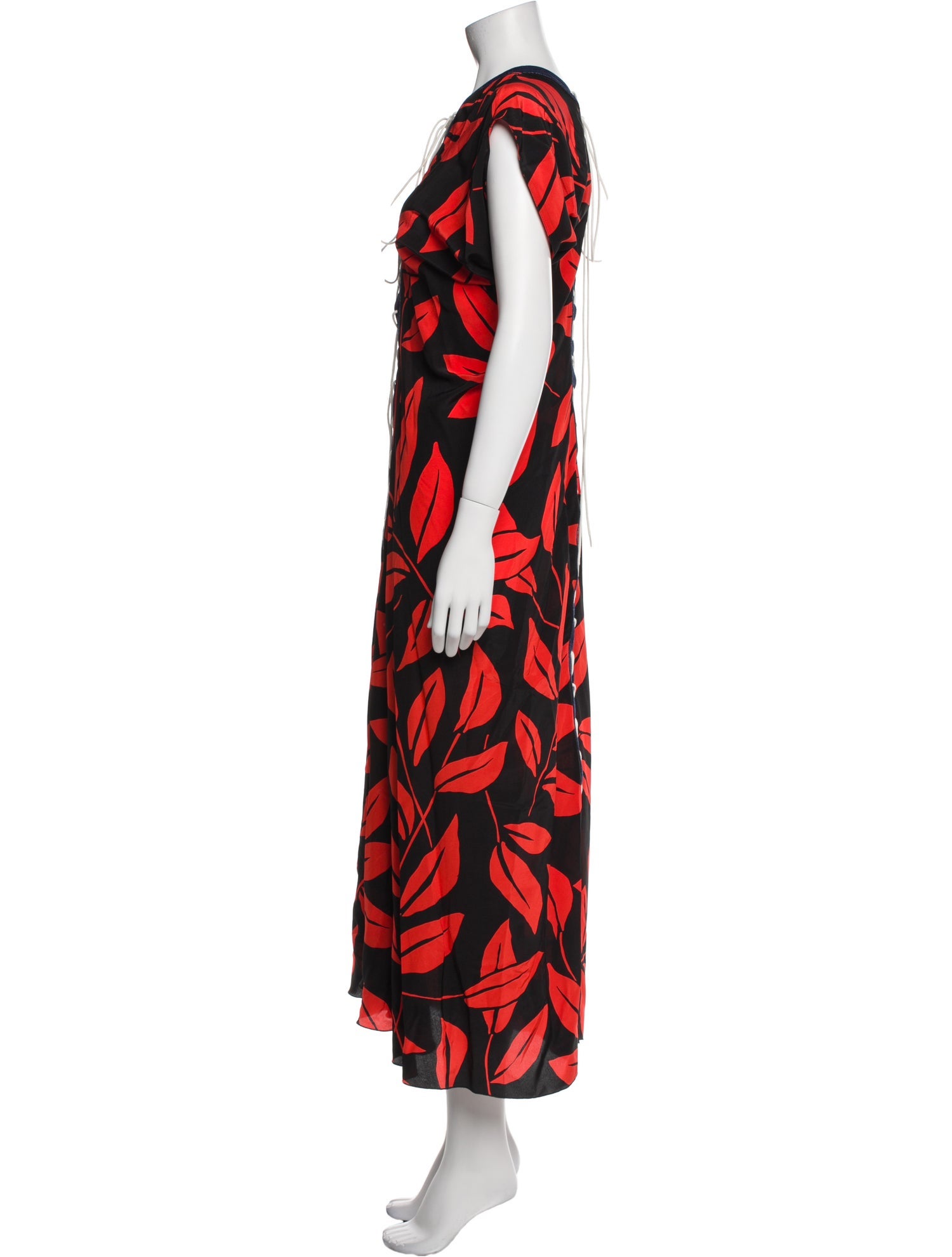 Meryll Rogge Silk Long Dress