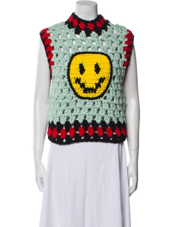 Meryll Rogge Printed Mock Neck Top