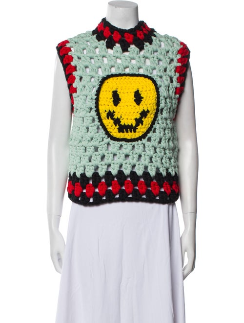 Meryll Rogge Printed Mock Neck Top