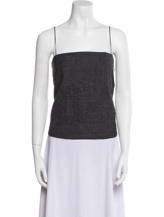 Meryll Rogge Wool Square Neckline Top