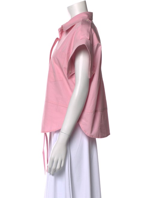 Meryll Rogge Short Sleeve Button-Up Top