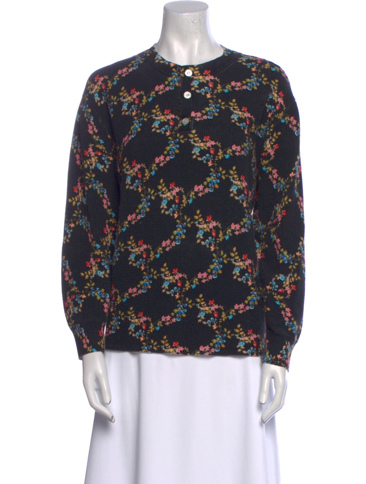 Meryll Rogge Printed Crew Neck Sweater
