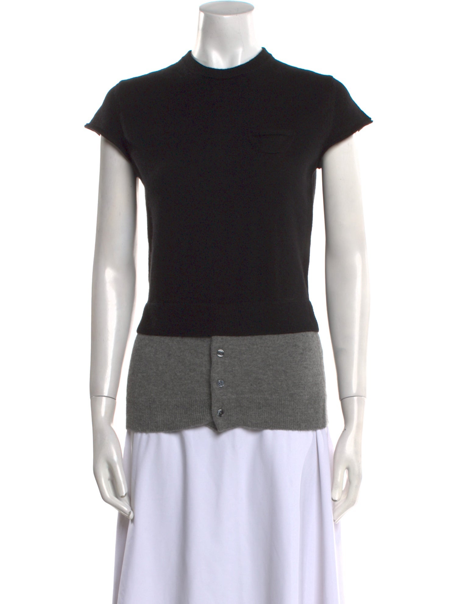 Meryll Rogge Cashmere Mock Neck Sweater