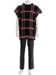 Meryll Rogge Wool Plaid Print Pullover