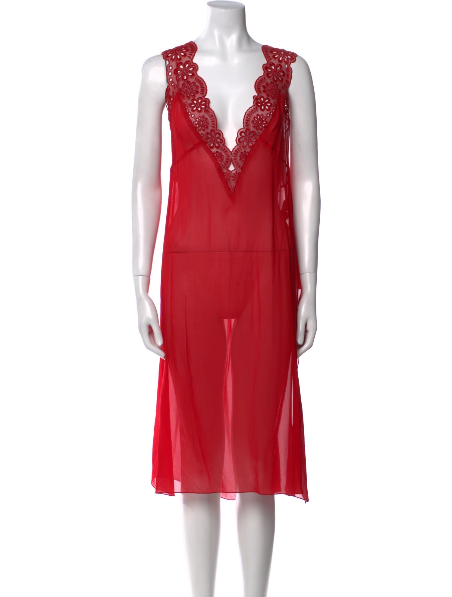 Meryll Rogge Silk Midi Length Dress