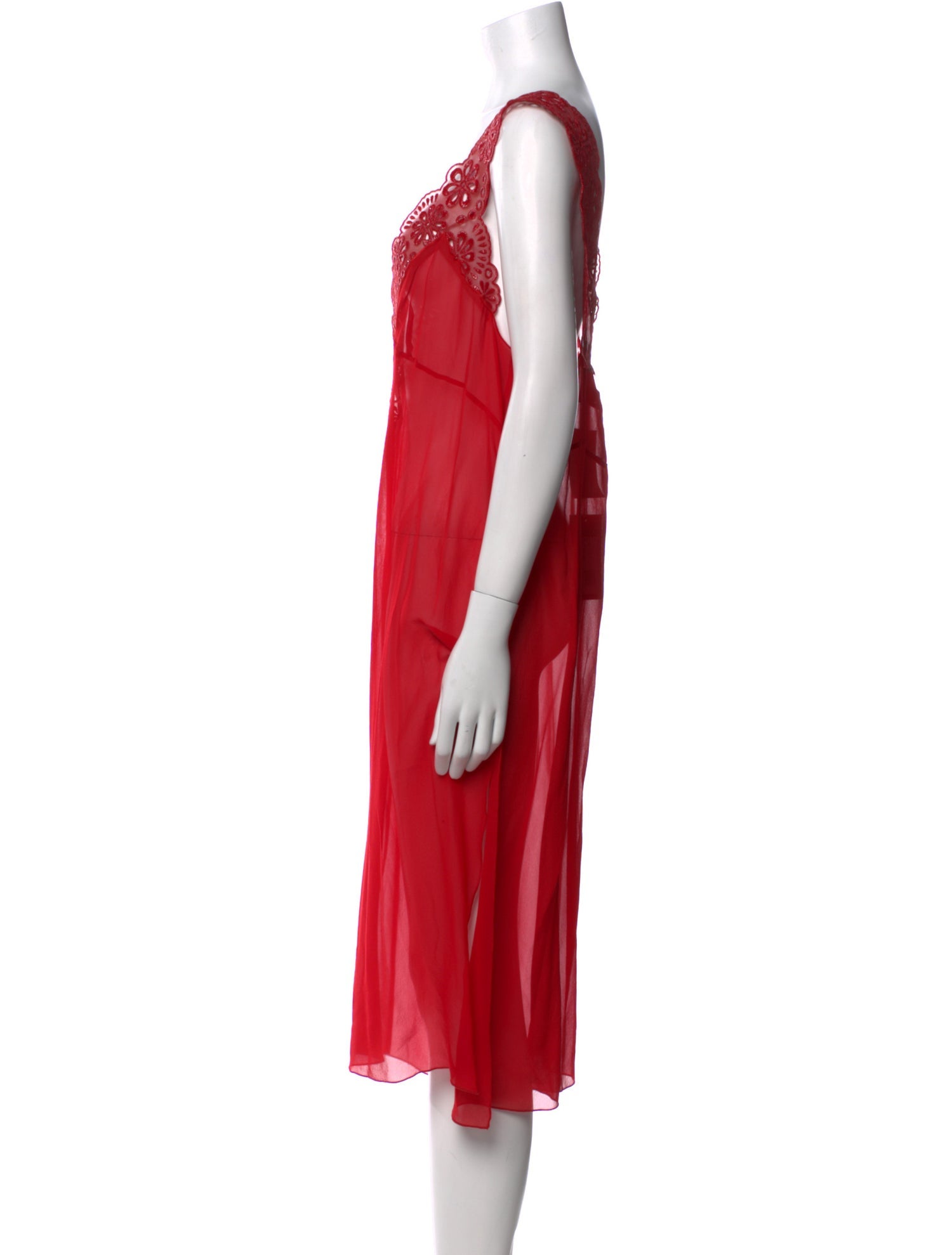 Meryll Rogge Silk Midi Length Dress