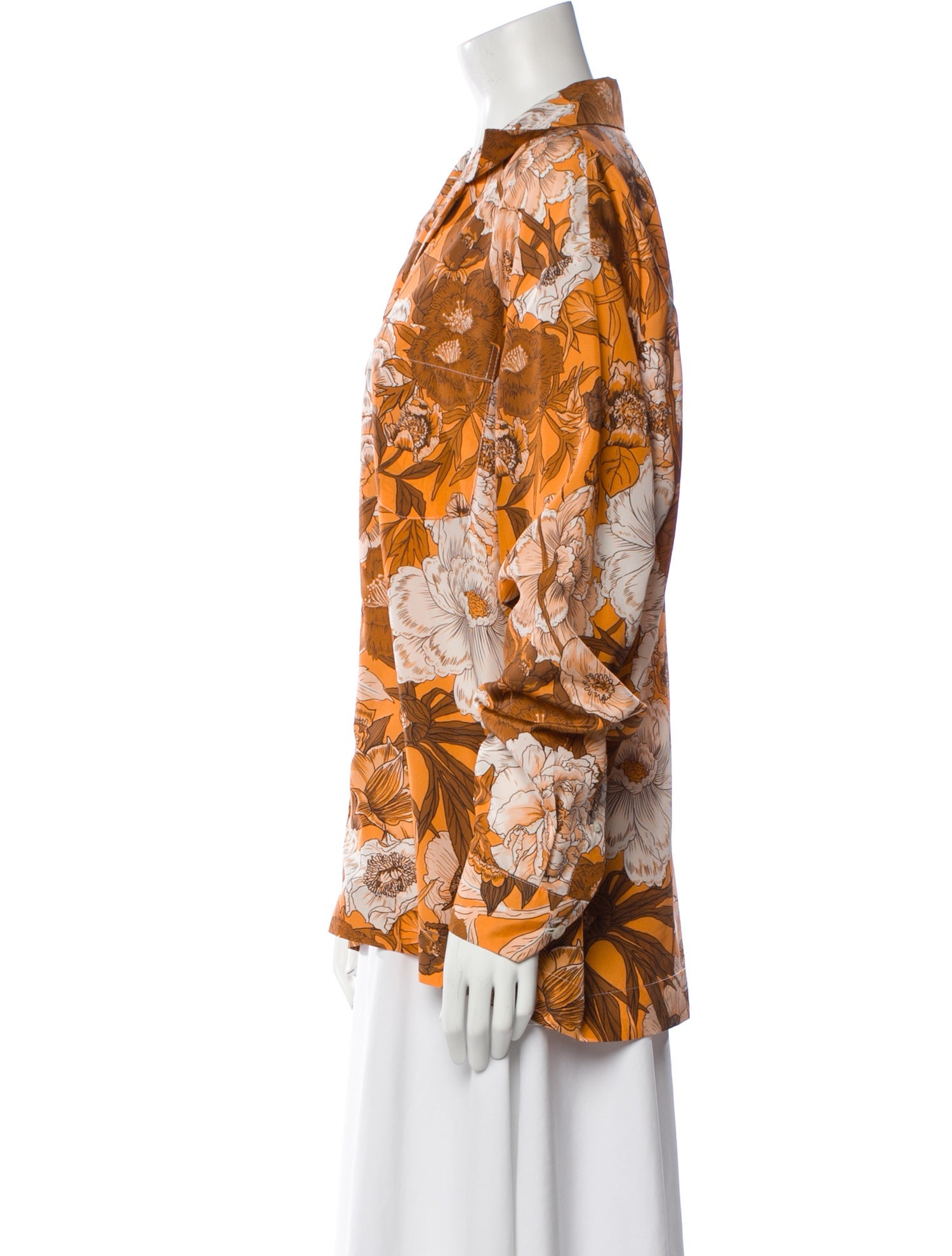 Meryll Rogge Floral Print Long Sleeve Blouse