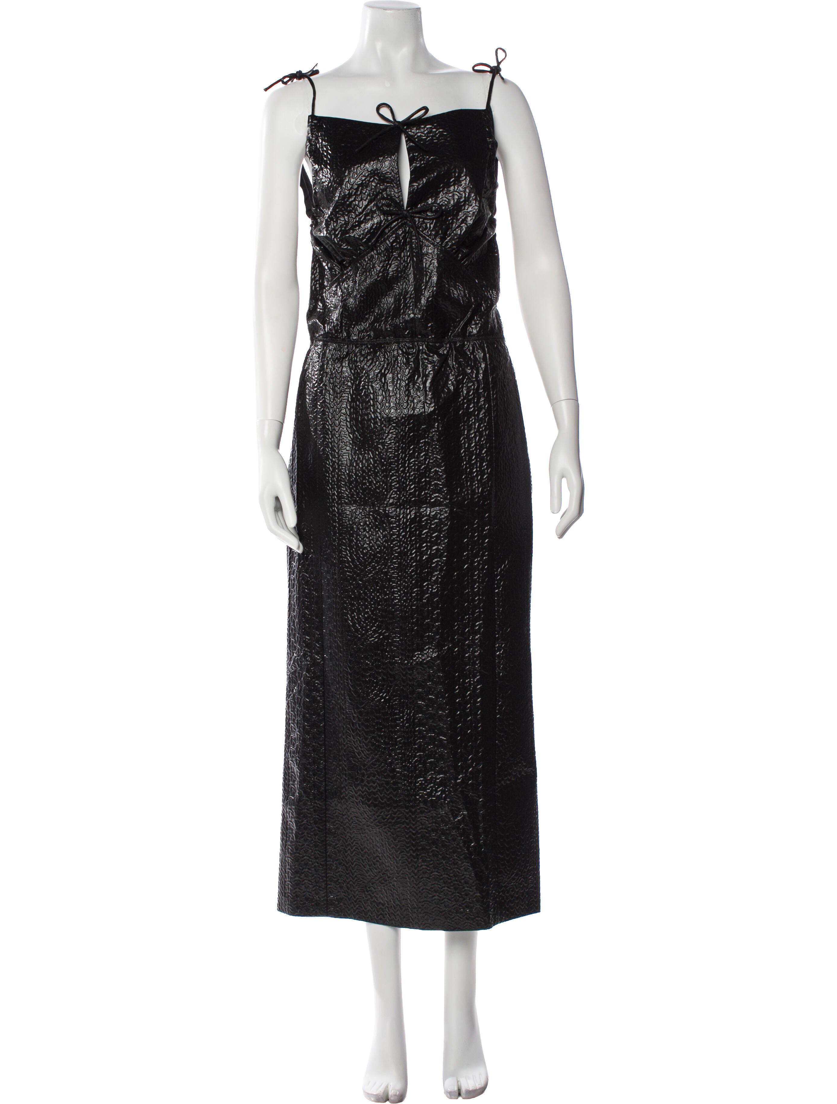 Meryll Rogge Square Neckline Long Dress