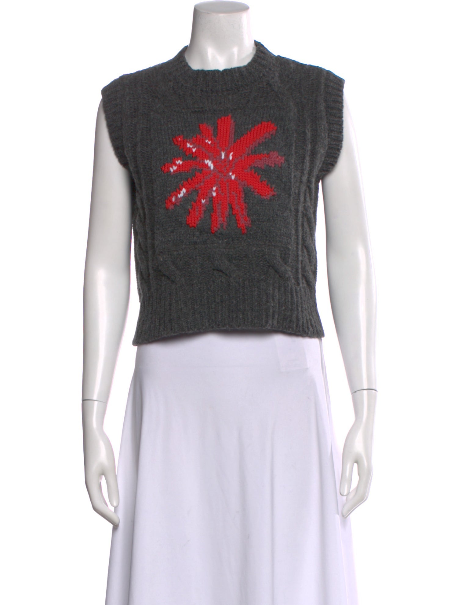 Meryll Rogge Wool Graphic Print Sweater