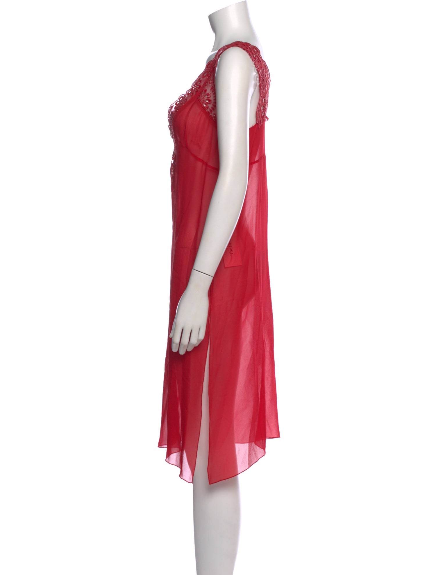 Meryll Rogge Silk Midi Length Dress