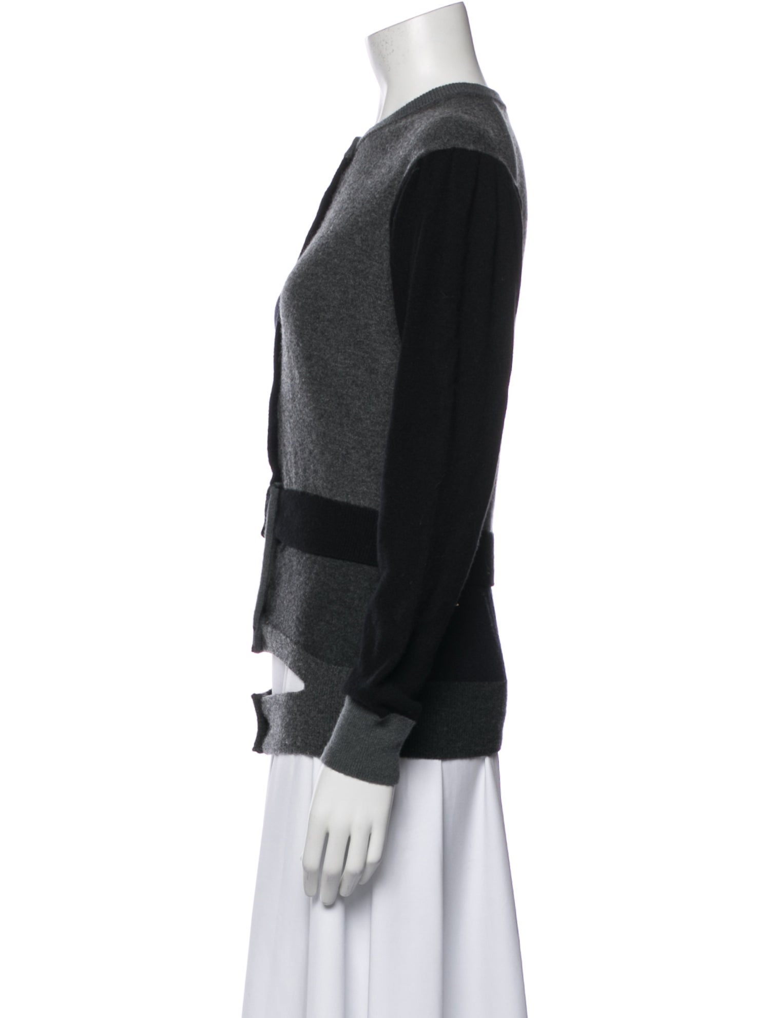 Meryll Rogge Cashmere Colorblock Pattern Sweater