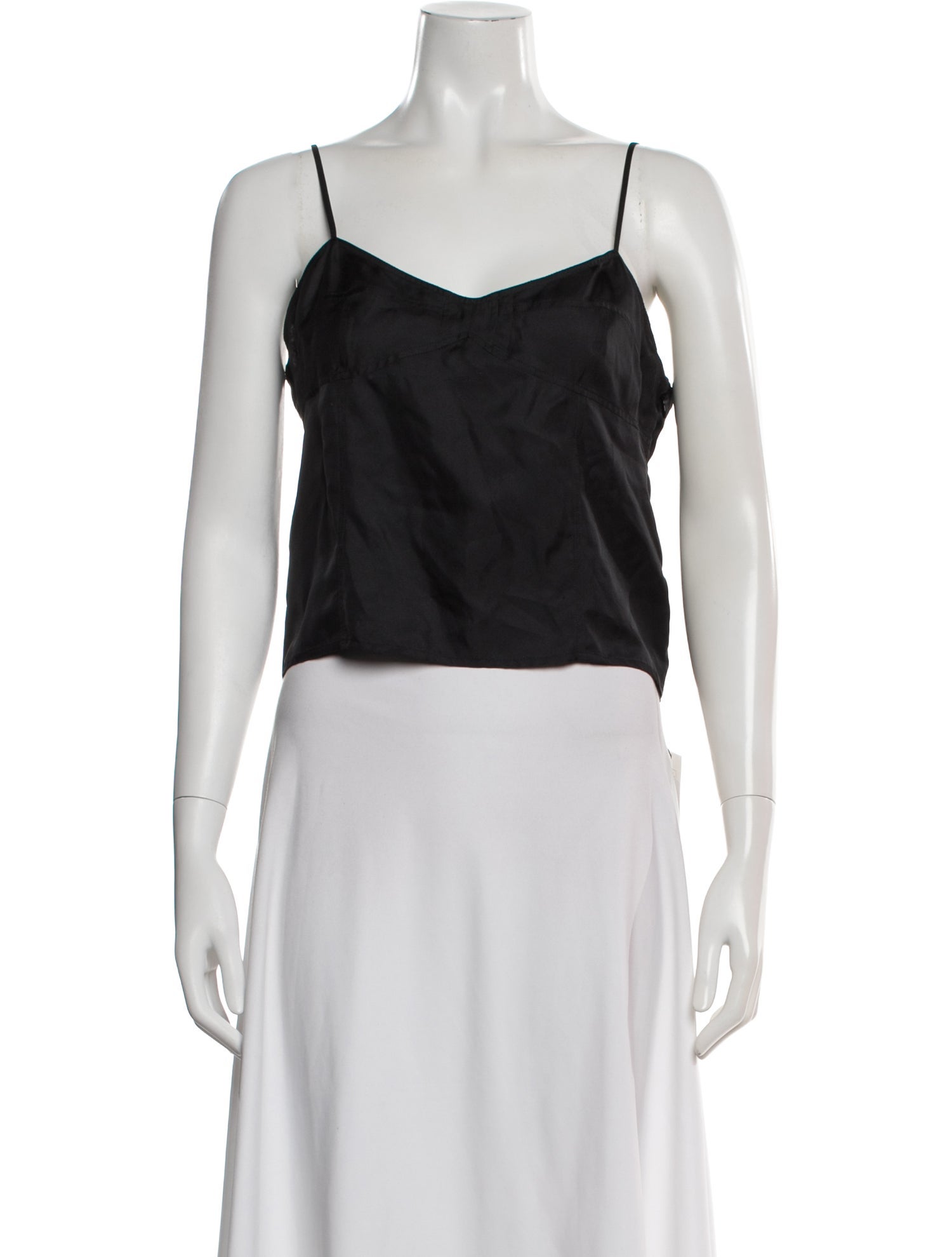 Meryll Rogge Silk V-Neck Top