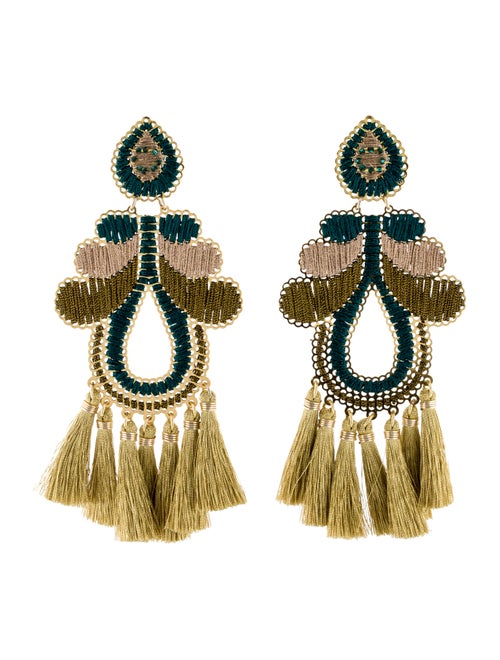 Mercedes Salazar Hazelnut Curubas Clip-On Earrings
