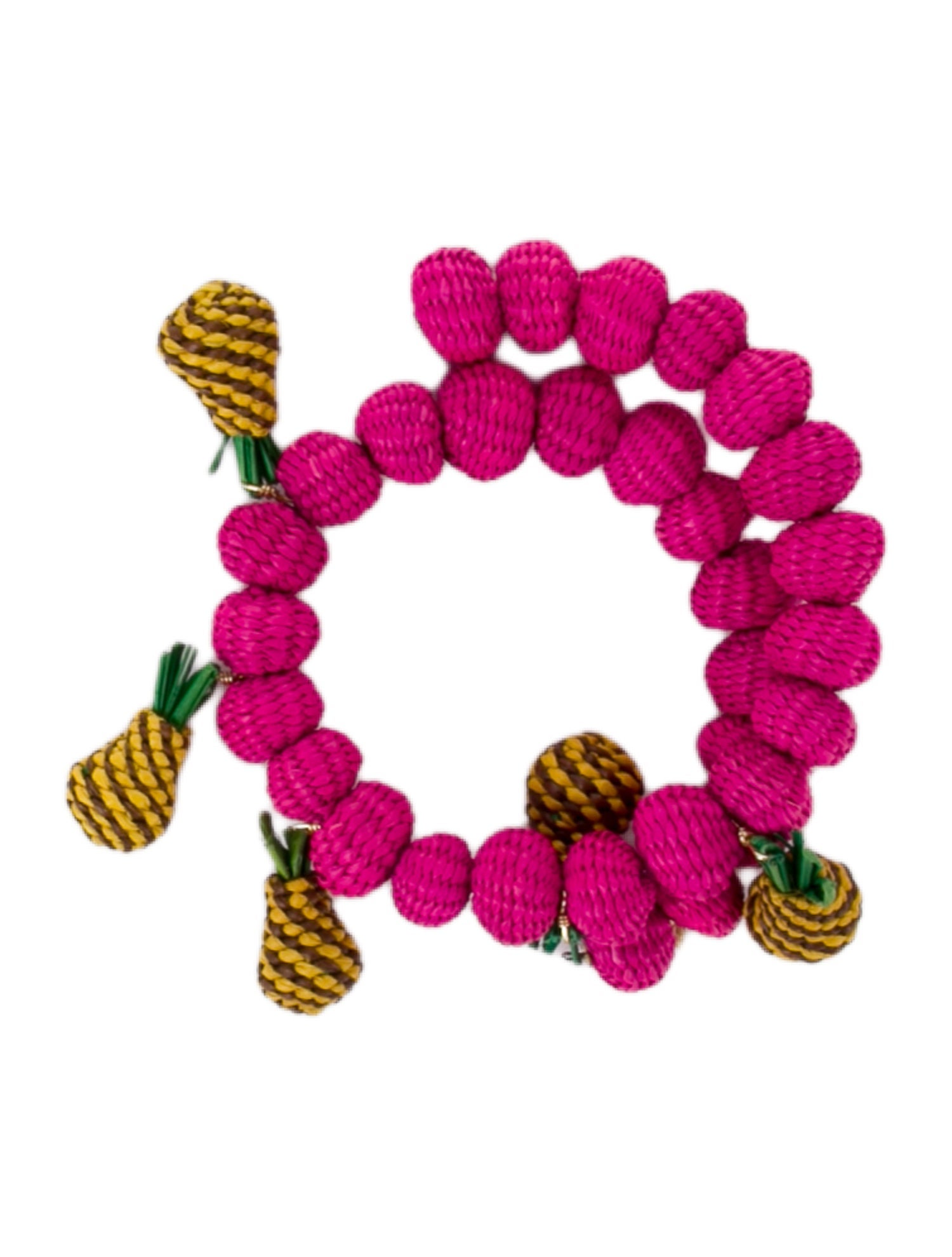 Mercedes Salazar Pattern Print Bag Charm