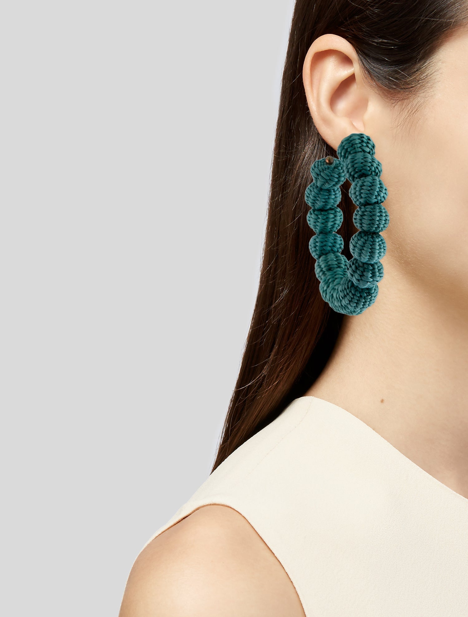 Mercedes Salazar Candongas Hoop Earrings