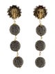 Mercedes Salazar Beaded Ball Clip-On Drop Earrings