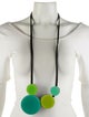 Monies X Gerda Lynggaard Resin Disc Collar Necklace