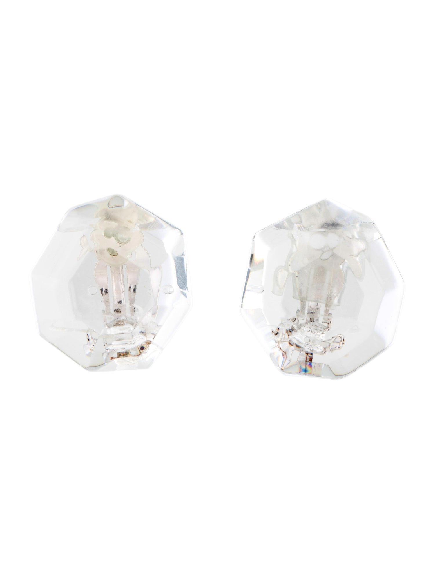 Monies Acrylic Clip-On Earrings