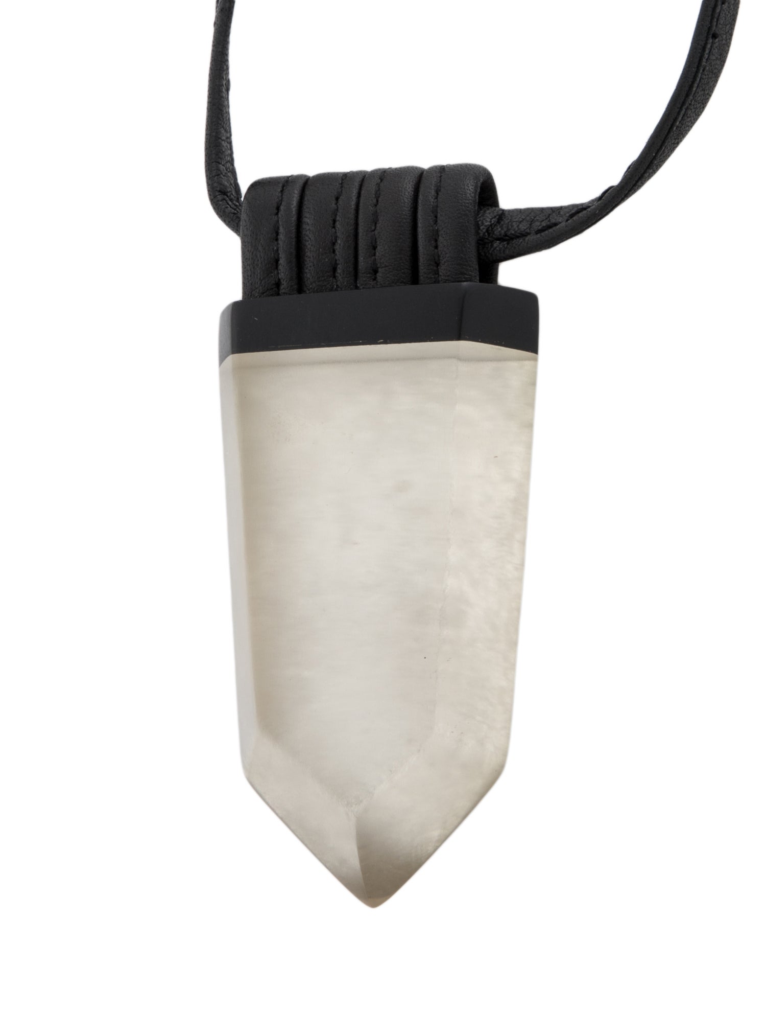 Monies Leather & Resin Arrowhead Pendant Necklace