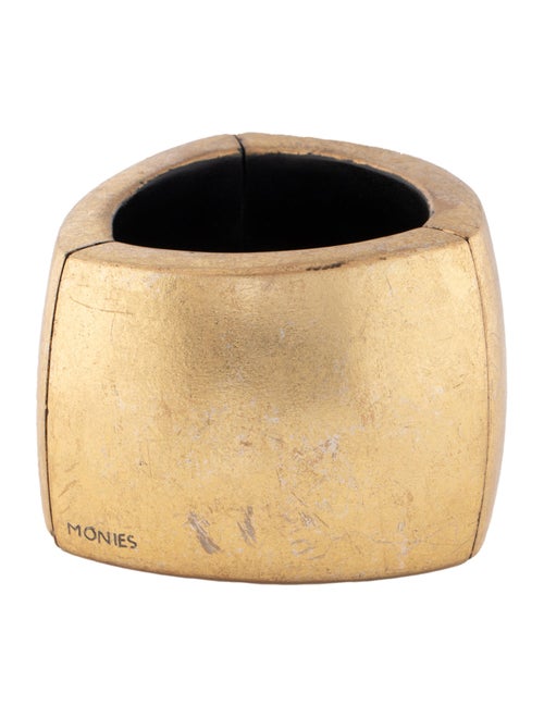 Monies Enamel & Wood Stretch Bracelet