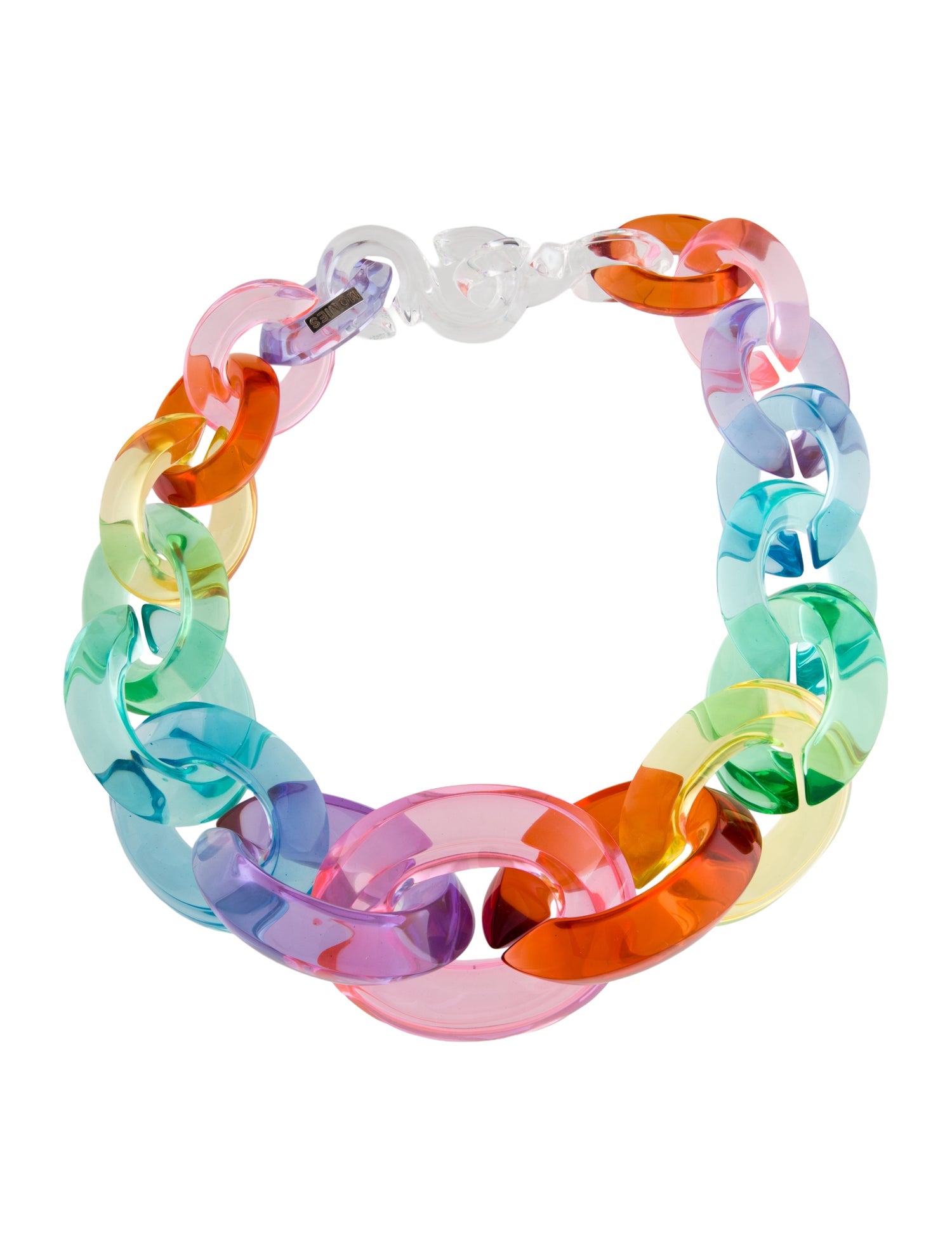 Monies Acrylic Oversized Collar Necklace