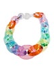 Monies Acrylic Oversized Collar Necklace