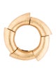 Monies Foil & Wood Stretch Bangle Bracelet